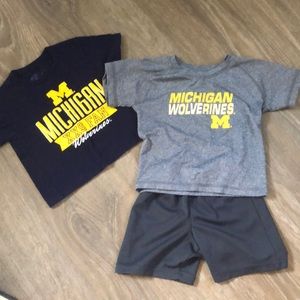 💙💛Michigan Set and Tee💙💛